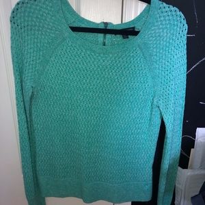 Teal American Eagle Knit Sweater